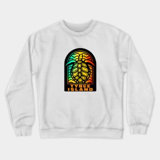 Tybee Island Georgia Sea Turtle GA Crewneck Sweatshirt